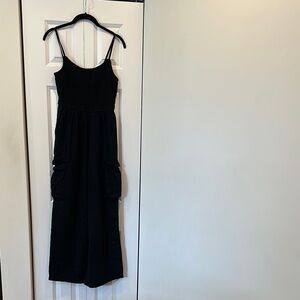 And Now Then Black Jumpsuit with Pockets Petite